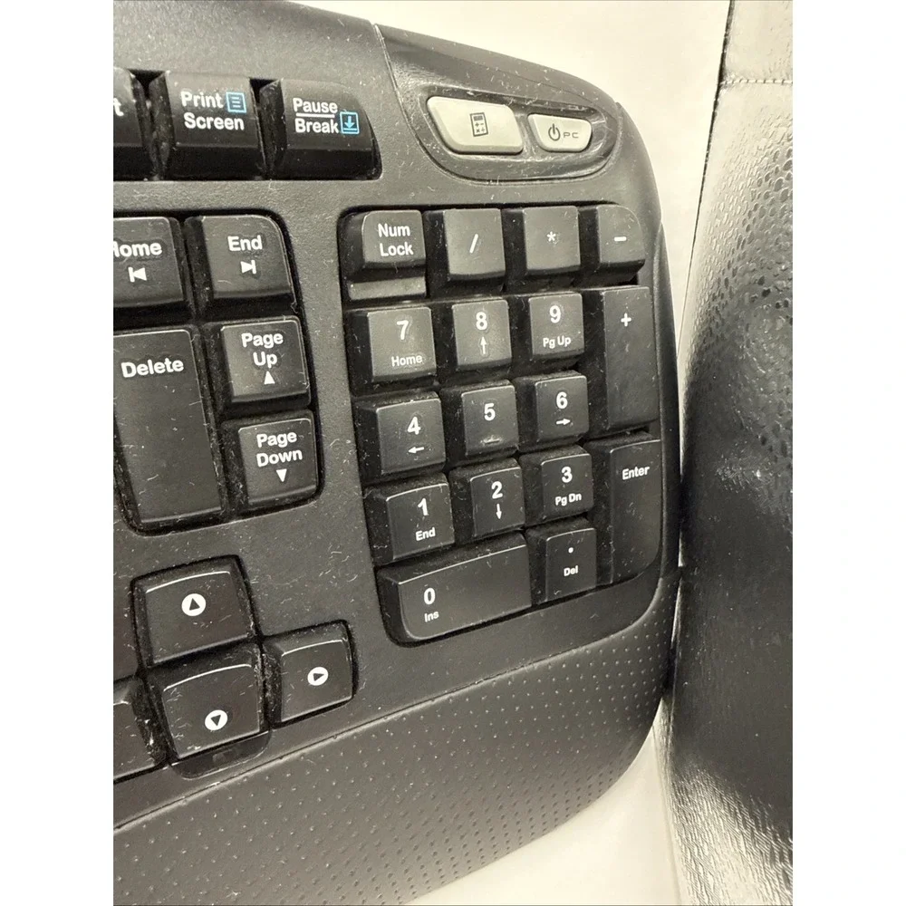 Logitech K350 Wave Wireless Keyboard - No DONGLE/USB Connector EUC